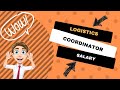 Logistics coordinator salary what you can expect to earn