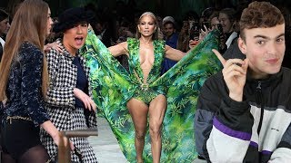 BEST AND WORST SPRING 2020 FASHION SHOWS (gigi confronts chanel runway crasher marie s'infiltre)