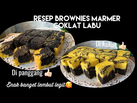 Video: Brownies Coklat Marmer