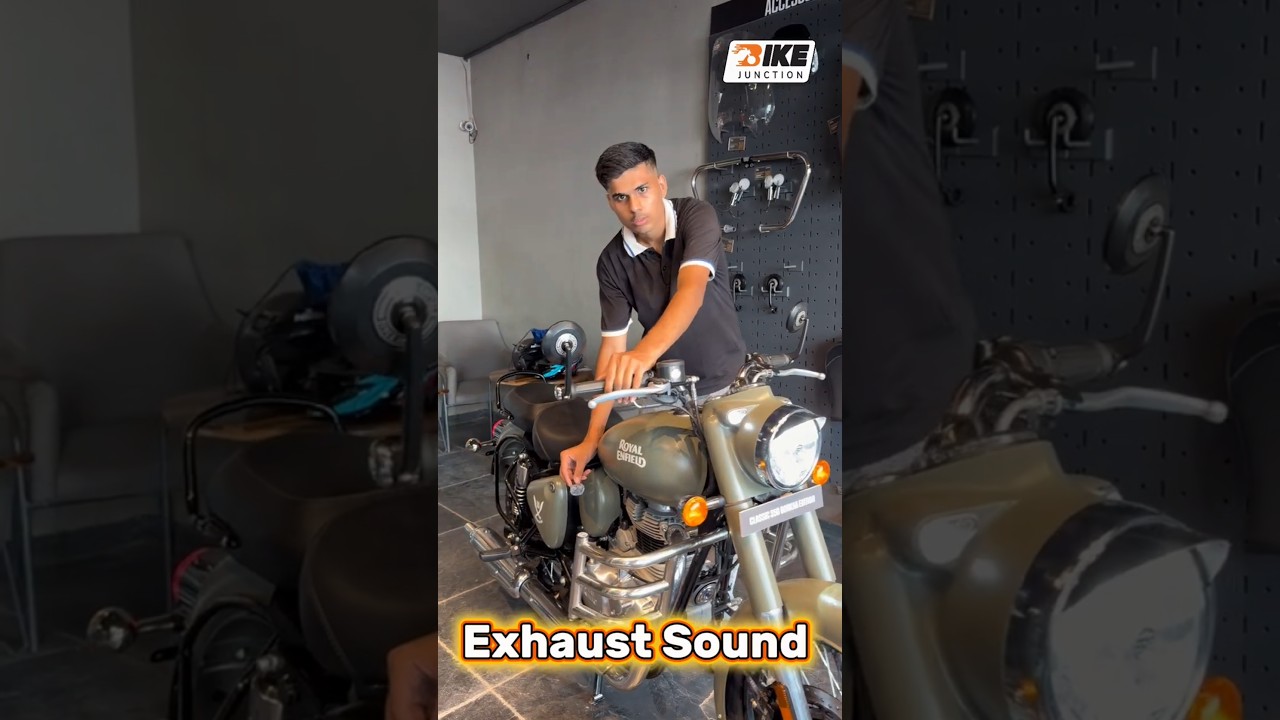 Royal Enfield Classic 350 Gorkha Edition Exhaust Sound | Hear That Thump!