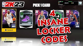 *4* LOCKER CODES IN NBA 2K23