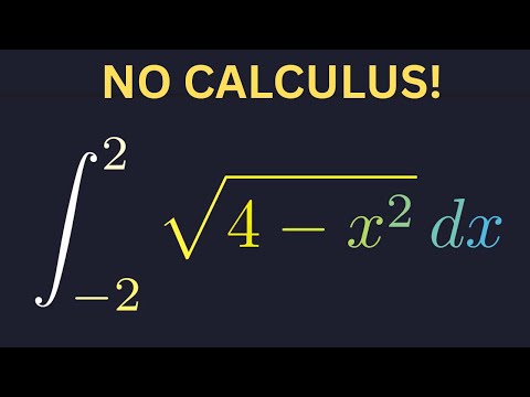 This Integral Needs ZERO Calculus.