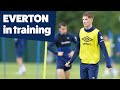 SHOOTING DRILLS + CELEBRATIONS l EVERTON IN TRAINING PRE-TOTTENHAM