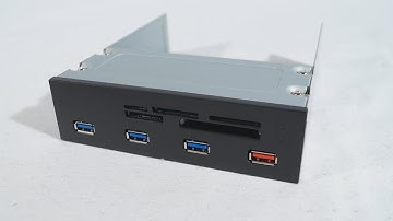 #1555 - SilverStone FP56 USB 3.0 Multifunction Card Reader Video Review