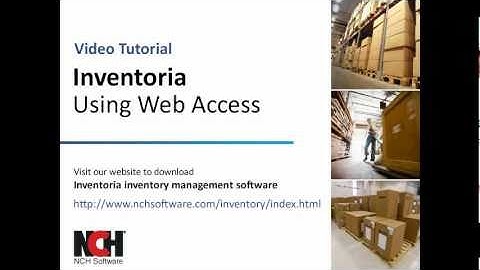 Inventoria Inventory Software | Using the Web Interface