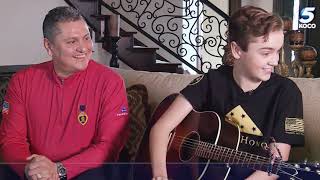 Edmond teen performs song written for Purple Heart hero in front of Nashville crowd