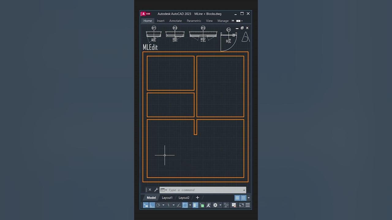 Autocad mline autocad tutorials architecture autocad architect