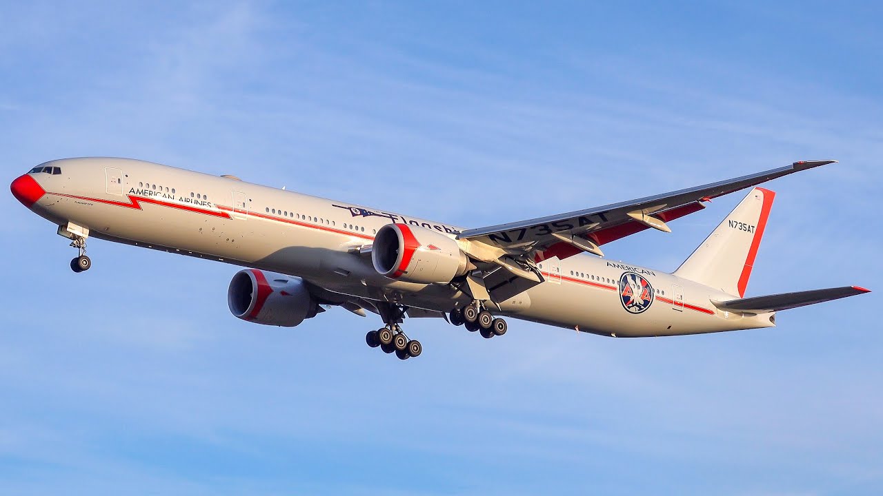 American Airlines B777-300 100周年 American Airlines 100th Anniversary 