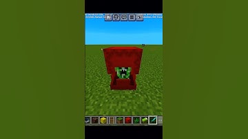 Shulker Box in Creeper 👾) Minecraft viral hack👋)#minecraft #gaming #youtubeshorts #shorts