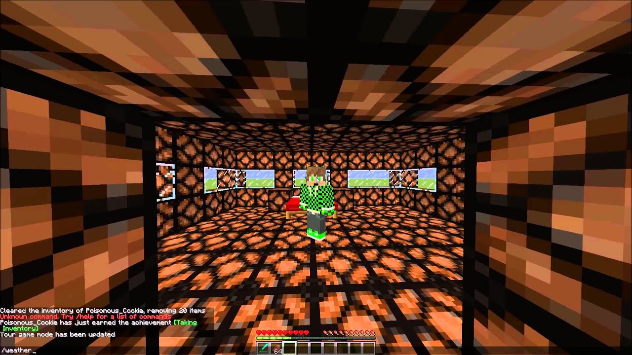 Minecraft Tornado Vs RedStone House - YouTube