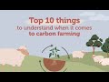 Top 10 things to understand when it comes to carbon farming