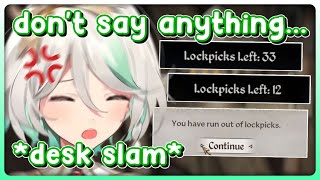Cecilia Cutely Rages at the Classic Lockpicking in Oblivion Is Hilarious