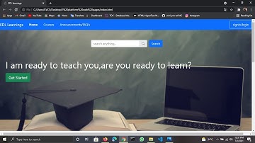 Exposys Data Labs Internship | Web development | E-learning Platform