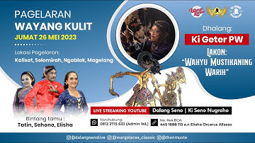 #LiveStreaming #Wayangkulit #Wargolaras KI Geter Pramuji Widodo - WAHYU MUSTIKANING WARIH