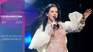 Aistė Pilvelytė – „Unbreakable“ | Pabandom iš naujo! 2020