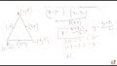 If the coordinates of the mid-points of the sides of a triangle are `(1,1),(2,-3)a n d(3,4)dot` ...
