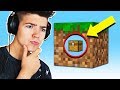 SURVIVNG MINECRAFT WITH 1 CUBE...