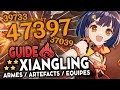 Xiangling est toujours insane  guide artfacts teams  armes   genshin impact