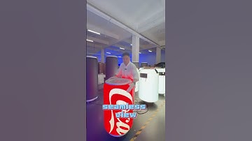 Fridge can shaped LED screen makes more possibilities! #leddisplay #led #ledscreen