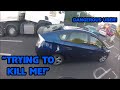 &quot;Trying To Kill Me!&quot; UK Bikers vs Crazy People and Stupid, Angry Drivers #127