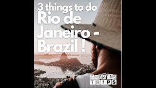 3 things to do in Rio de Janeiro - Brazil #shorts #travel