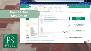 Pro-Stitcher Simulation