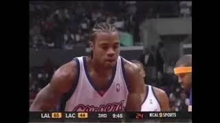 Corey Maggette 19 Pts, Elton Brand 19 Pts Vs. Lakers, 2002-03.