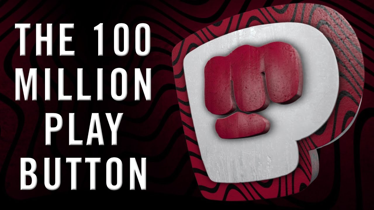 The 100 Million Play Button Youtube - the roblox one million followers award youtube