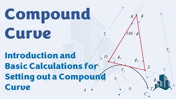 Compound curve: An introduction and basic calculations required for setting out a compound curve