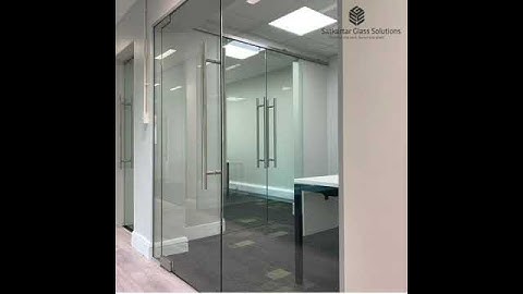 Glass office partitions by satkartar glass solution