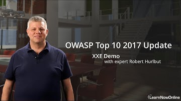 OWASP Top 10 2017 Update - XXE