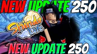 ALL You NEED To Know About The New Update 250 Of Shindo Life!