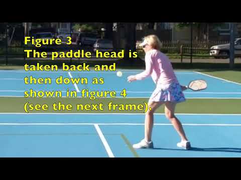 Pickleball Topspin Serve, by Ann Carney