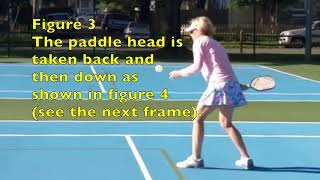 Pickleball Topspin Serve, by Ann Carney