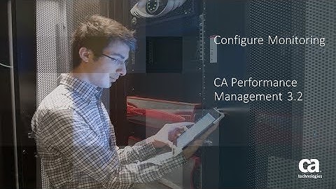 Configuring Monitoring for CA Performance Management