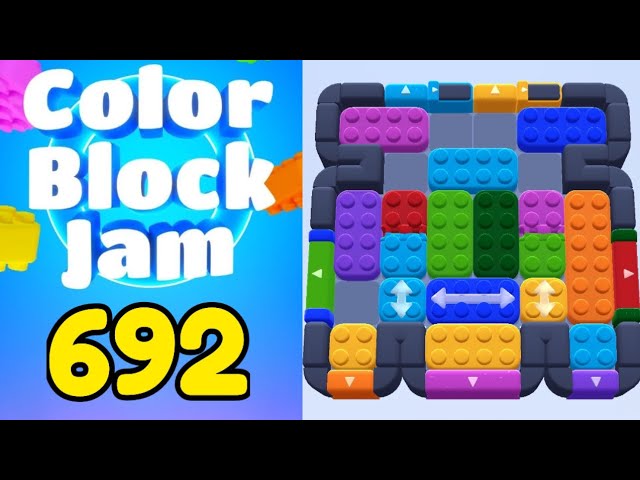 Color Block Jam Level 692 Solution - YouTube