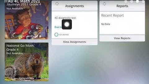 Tutorial video to login to HMH player Math and English e-books