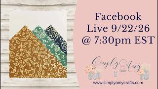 Stampin' Up! Luxe Foliage DSP | September Product of the Month