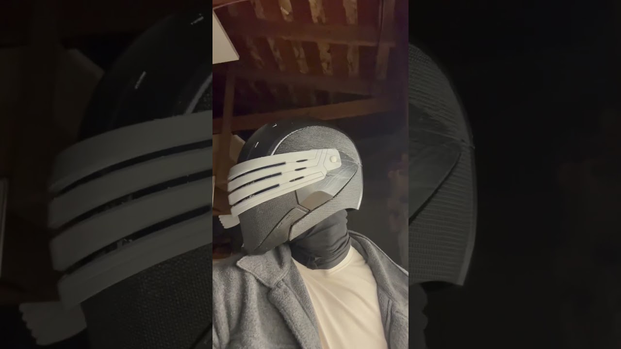 Snake Eyes Helmet 3D Printed!!!