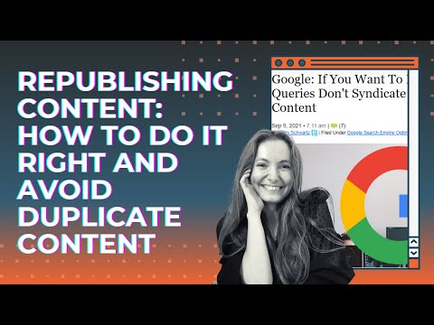 Republishing Content: How