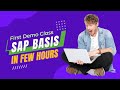 SAP Basis Tutorial for Beginners | Learn from Scratch (Zeblearn India)