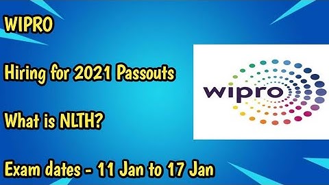 Wipro NLTH 2021 Exam Date Pattern Selection Process Announced - wipro elite nlth 2021