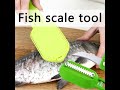 Fish Scraper Fast Cleaning Fish Skin with Knife, Fish Scales Planing Kitchen Tools