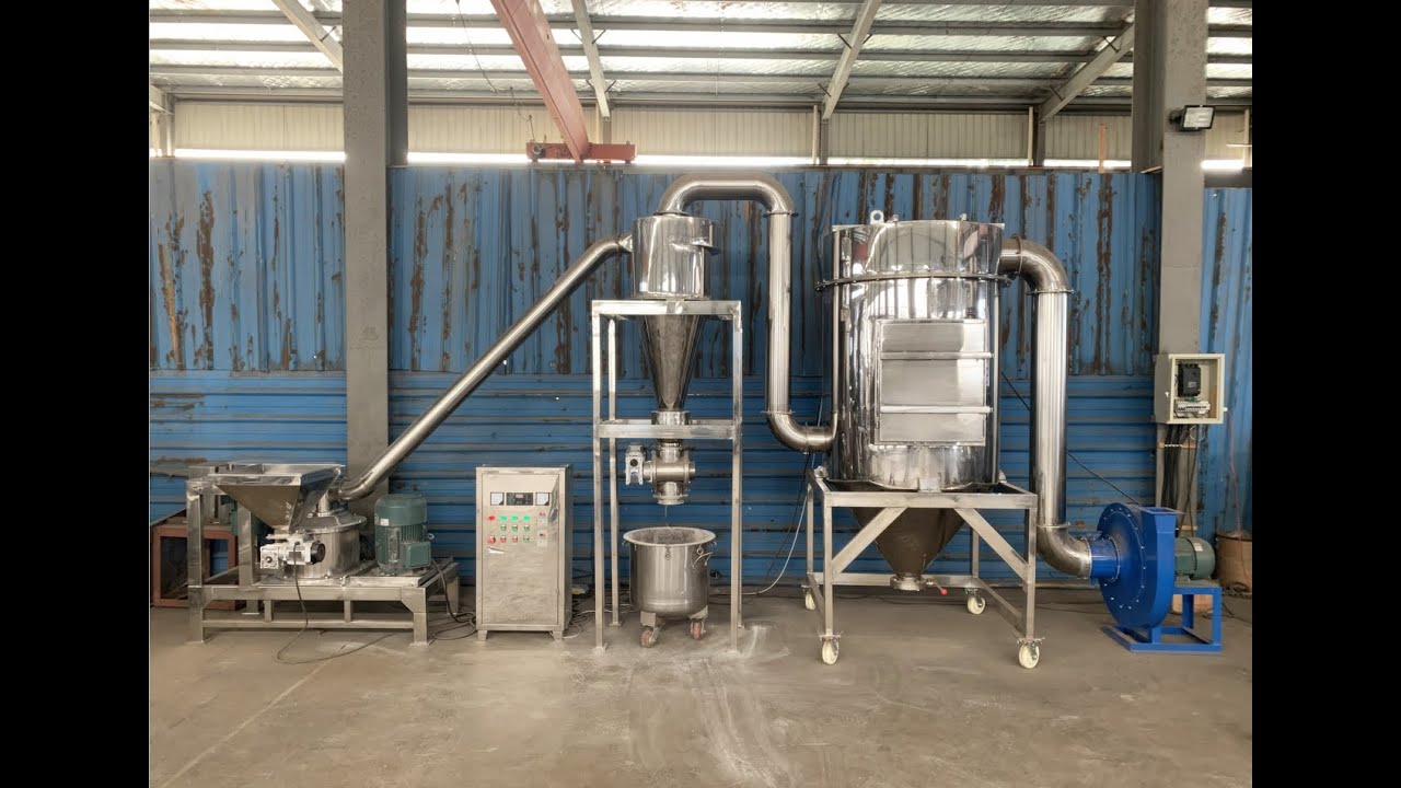 WFJ Series Super Fine Powder Grinder Machine -86 15061011499 - YouTube