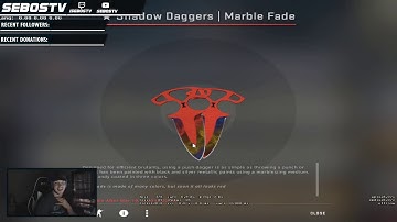Shadow Daggers Marble Fade unboxing!!!