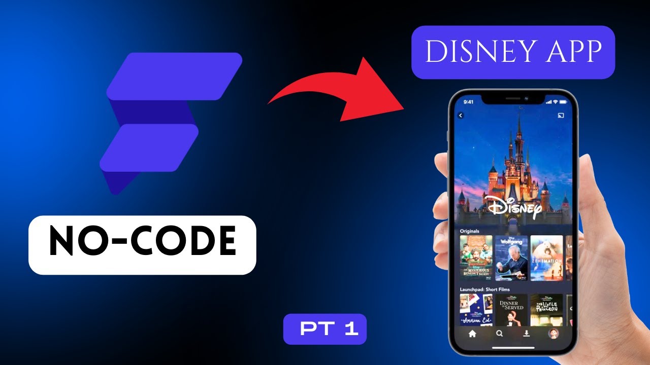 I have rebuild the DISNEY+ app without coding : Full FlutterFlow No ...
