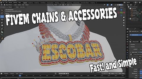 Creating FiveM Jewelry in Blender – Chains, Rings, Watches & More