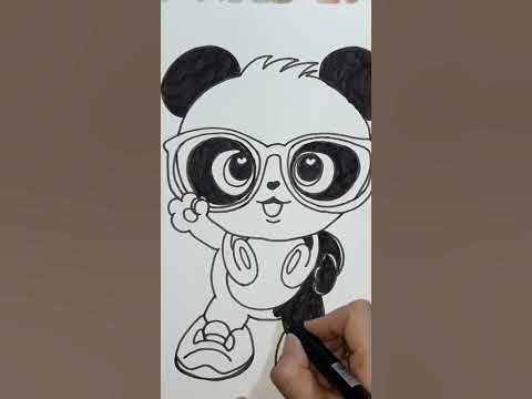 Panda lu luluca desenho png