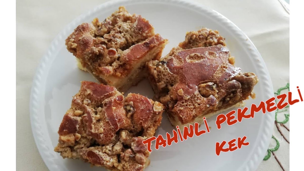 TAHİNLİ PEKMEZLİ KEK😍😍BU KEKE BAYILACAKSINIZ😍☕ YouTube