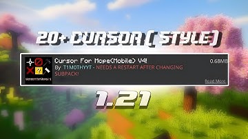Cursor Mod for mcpe 1.21 | custom cursor without mouse 🔥 cursor mcpe